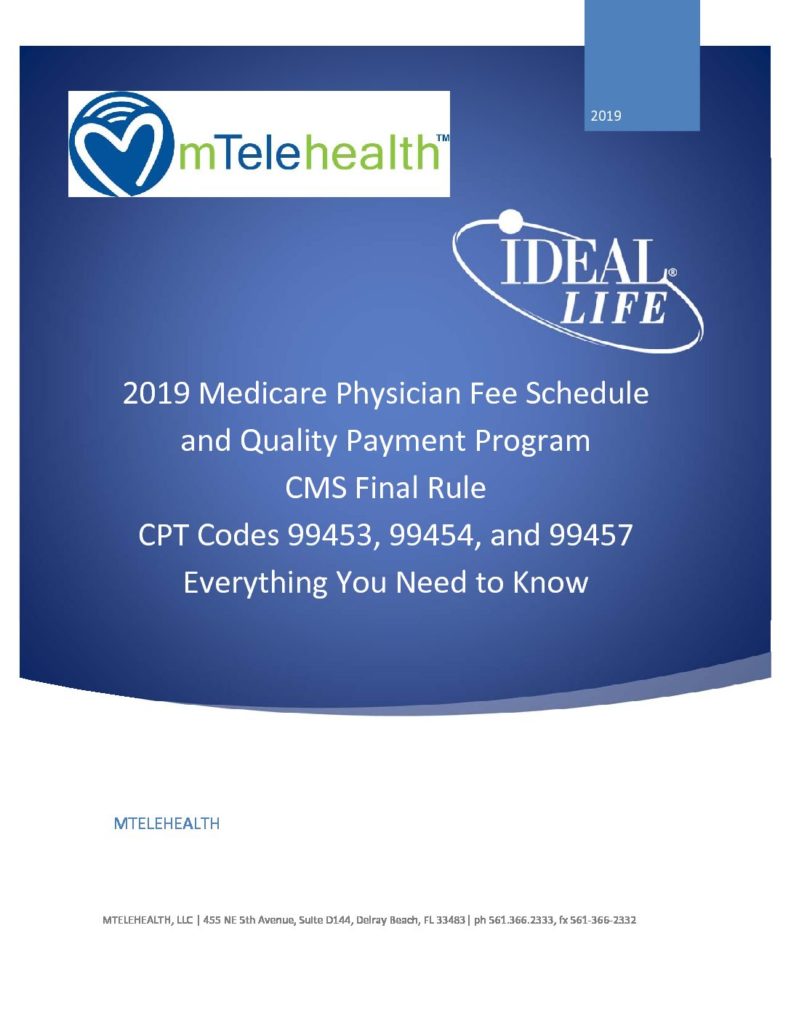 2019 Medicare Physician Fee Schedule and Quality Payment Program - CMS